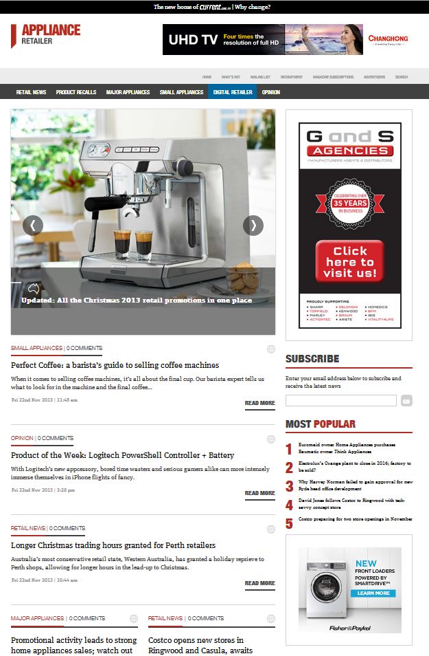 appliance-retailer- Homepage